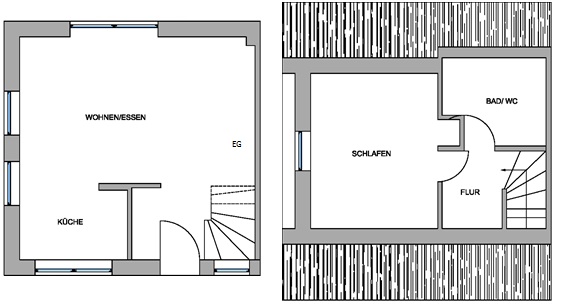 Grundriss Ferienwohnung Silbermöwe